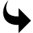 Flecha negra apuntando a la izquierda, simbolizando dirección y enfoque en consultoría de recursos humanos